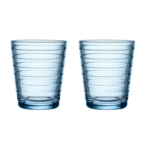 Iittala Aino Aalto drikkeglas 2 stk - 22 cl Aqua