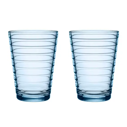 Iittala Aino Aalto drikkeglas 2 stk - 33 cl Aqua