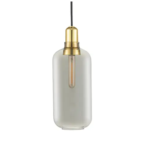 Normann Copenhagen Amp lampe stor Smoke/Messing