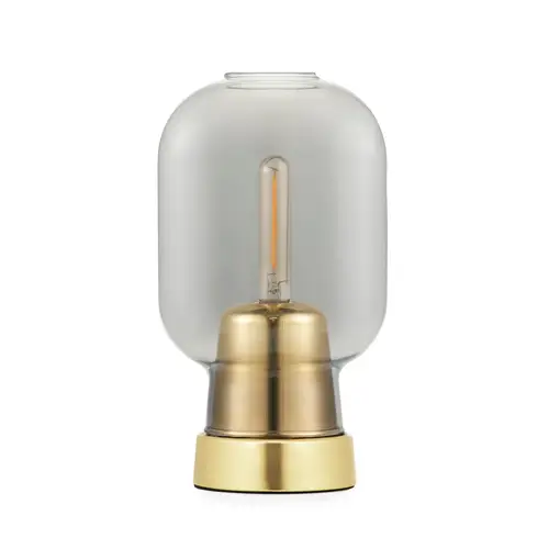 Normann Copenhagen Amp bordlampe grå-messing