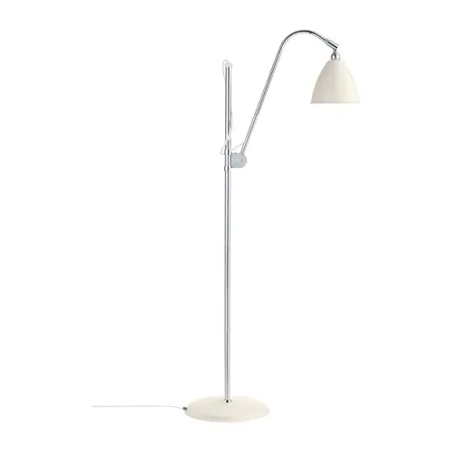 GUBI Bestlite BL3S gulvlampe mat hvid-krom