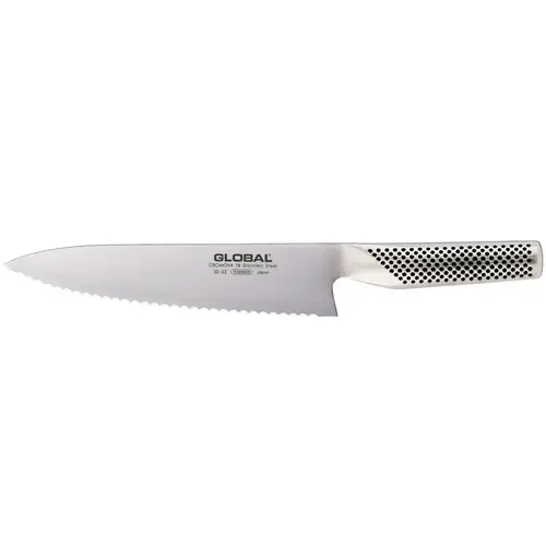 Global Global G-22R brødkniv 20 cm savtakket Rustfrit stål