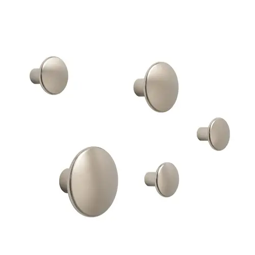 Muuto The Dots knager - metal 5 stk Taupe