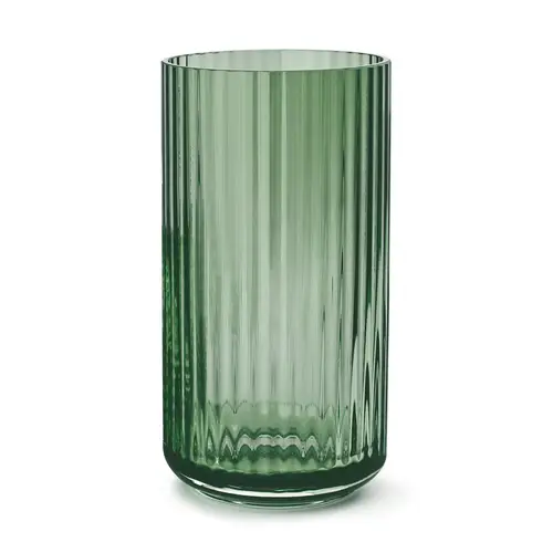 Lyngby Porcelæn Lyngby vase glas grøn 20 cm