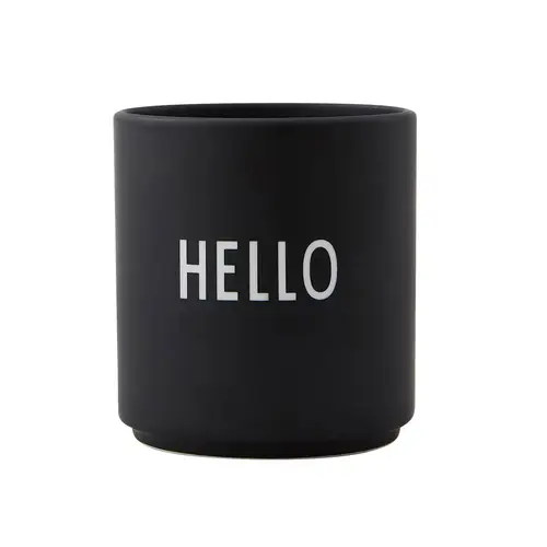 Design Letters Design Letters favoritkop 25 cl Hello-black