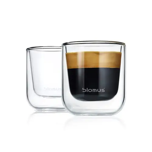 blomus Nero isolerende espressoglas 2-pakke Klar