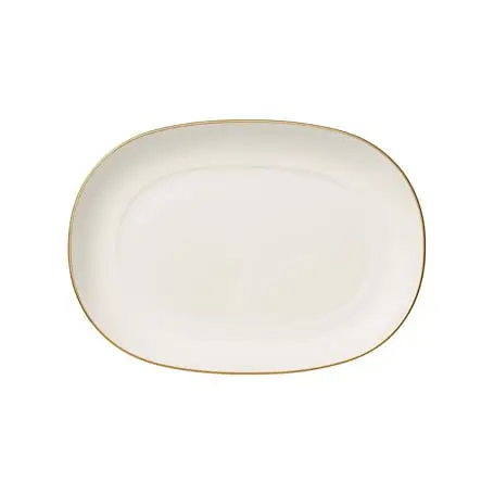 Villeroy & Boch Anmut Gold serveringsfad 20 cm Hvid