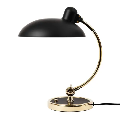 Fritz Hansen Kaiser Idell 6631-T Luxus bordlampe messing Mat sort