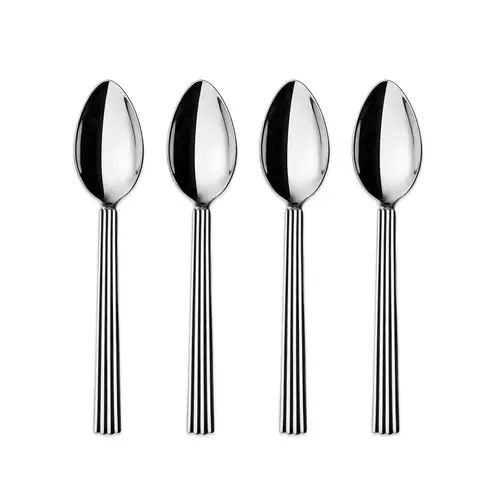 Georg Jensen Bernadotte teske large 4-pakke