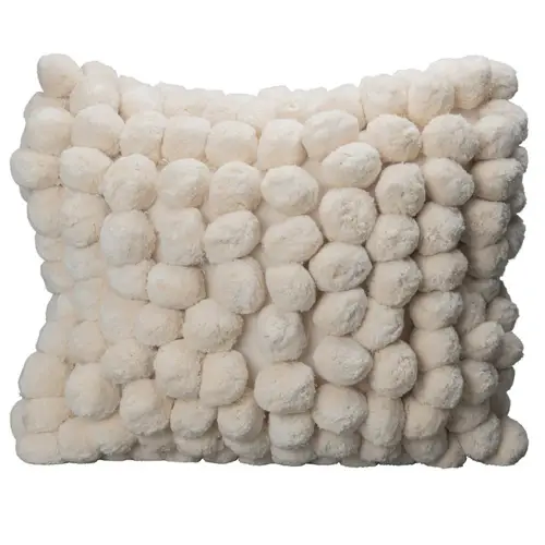 Byon Pom Pom pude 45x45 cm Offwhite