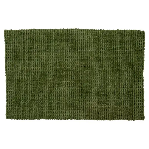 Dixie Jute dørmåtte dark green 60x90 cm