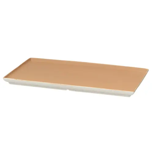 Broste Copenhagen Eli tallerken 15x26 cm Matte soft light camel