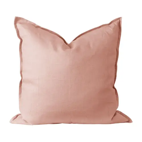 Scandi Living Calm pudebetræk hør 50x50 cm Dusty Rose