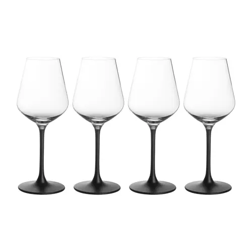 Villeroy & Boch Manufacture Rock rødvinsglas 47 cl 4-pak Klar/Sort