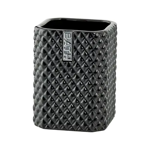 Lene Bjerre Marion tandkrus 10,5 cm Black/Silver