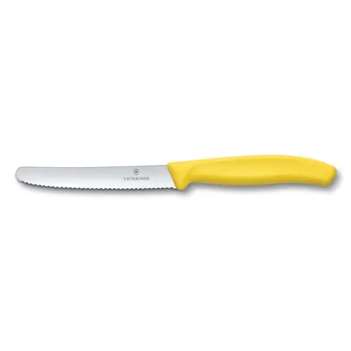 Victorinox Swiss Classic pølse-/tomatkniv 11 cm Gul