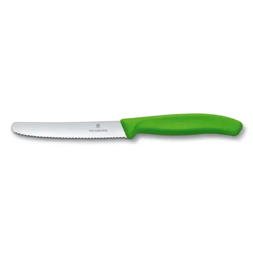 Victorinox Swiss Classic pølse-/tomatkniv 11 cm Grøn