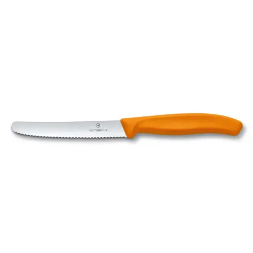 Victorinox Swiss Classic pølse-/tomatkniv 11 cm Orange