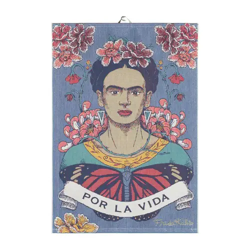 Ekelund Linneväveri Frida Kahlo viskestykke 35x50 cm Vida