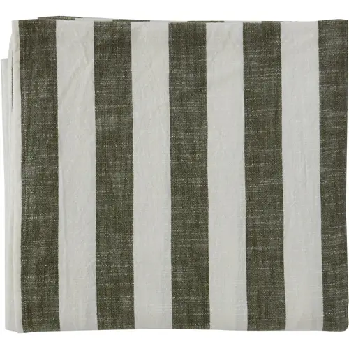 OYOY Striped borddug 140x260 cm Olive