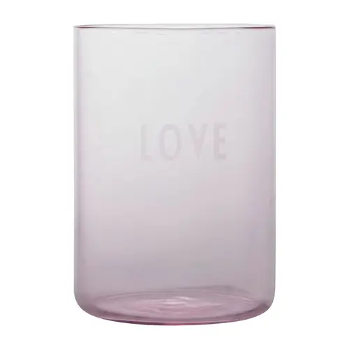 Design Letters Design Letters favoritglas 35 cl Love/Rose