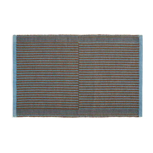 HAY Tapis dørmåtte 60x95 cm Chestnut/Blue