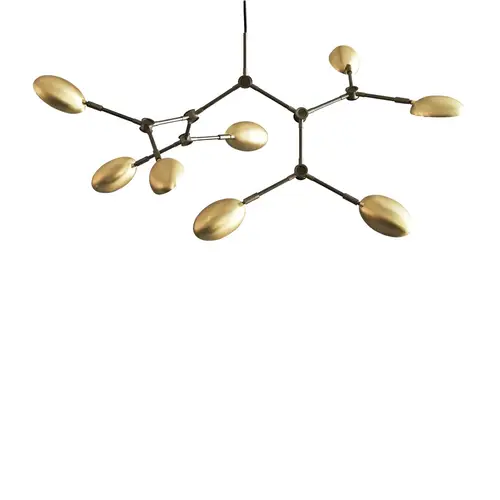 101 Copenhagen Drop Chandelier lysekrone mini Messing