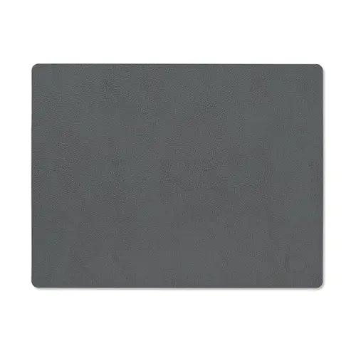 LIND DNA Serene dækkeserviet square M 26,5x34,5 cm Anthracite