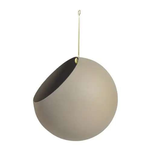 AYTM GLOBE hængende krukke Ø21 cm h32 cm Taupe