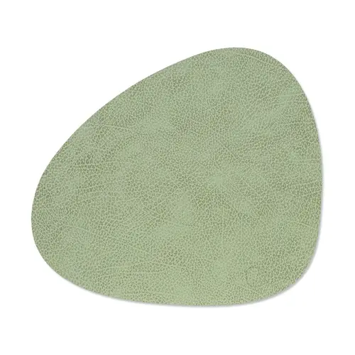 LIND DNA Hippo dækkeserviet curve M Olive green