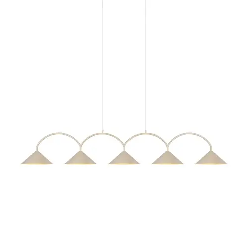 Globen Lighting Curve pendel 5 Beige