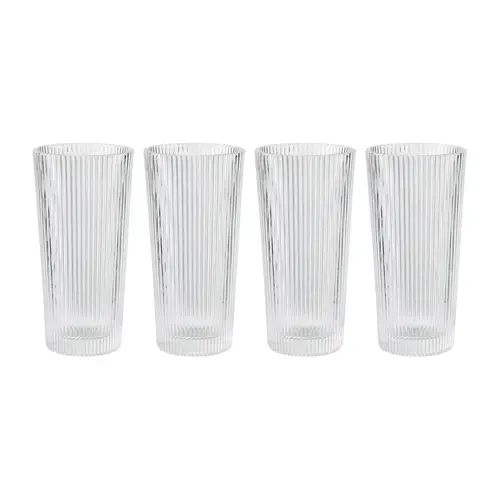 Stelton Pilastro long drink glas 30 cl 4-pak Clear