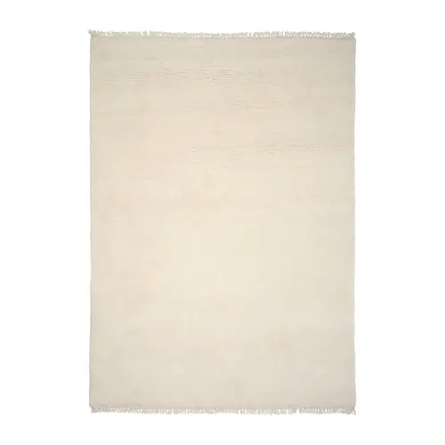 Linie Design Soft Savannah uldtæppe White, 170x240 cm