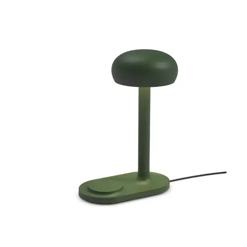 Eva Solo Emendo bordlampe med Qi-oplader Emerald green