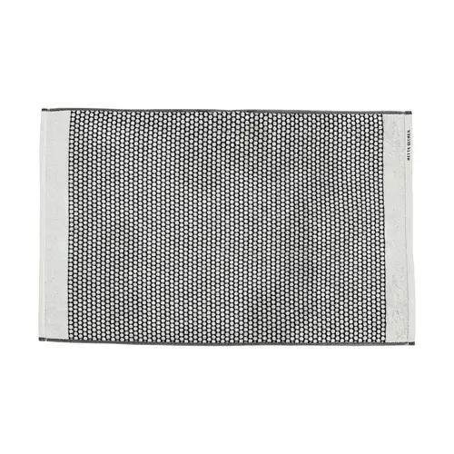 Mette Ditmer Grid bademåtte 50x80 cm Sort/Offwhite