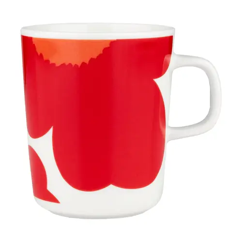 Marimekko Iso Unikko krus 25 cl White-red