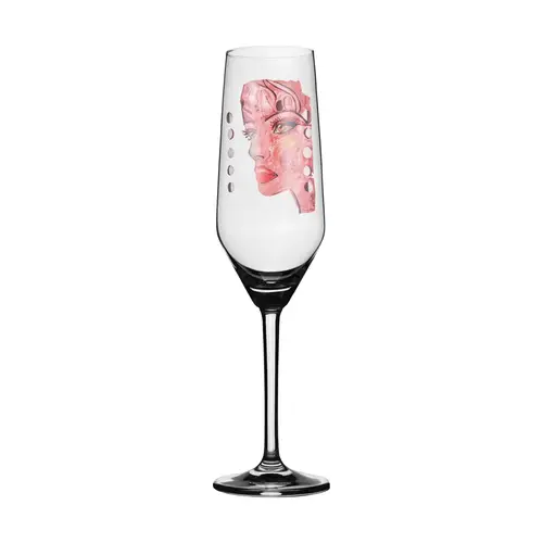 Carolina Gynning Moonlight Queen champagne glas 30 cl Pink