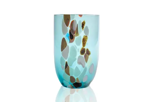 Anna Von Lipa Marble drikkeglas 30 cl Amalfi blue