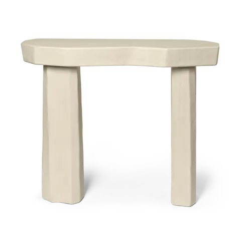 ferm LIVING Staffa console table aflastningsbord 33,4x100,8x85 cm Ivory