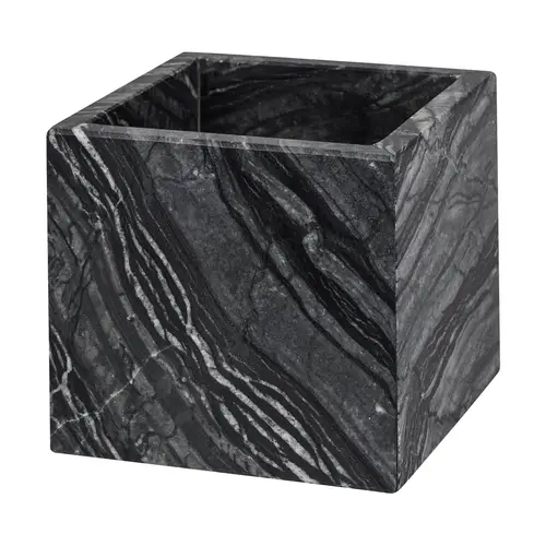 Mette Ditmer Marble kube 8,5x8,5 cm Black-grey