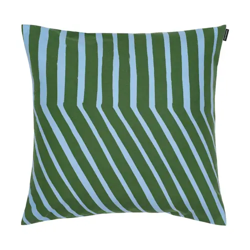 Marimekko Kalasääski pudebetræk  50x50 cm Forest green-light blue