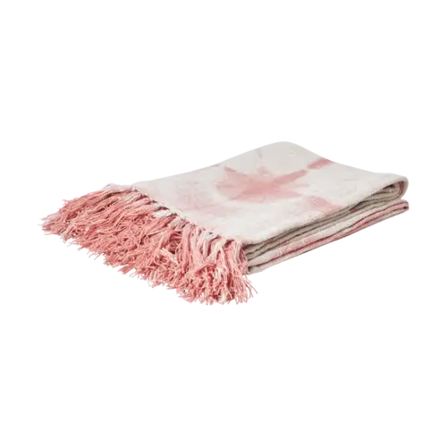 RICE Rice plaid 125x150 cm Tie-dye, soft pink