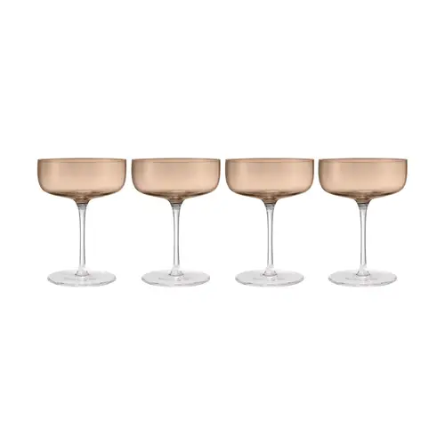 blomus Fuumi champagneglas Coupe 28 cl 4-pak Coffee-klar