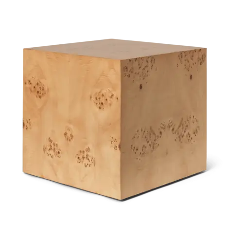 ferm LIVING Burl Cube sidebord 40x40 cm Natural