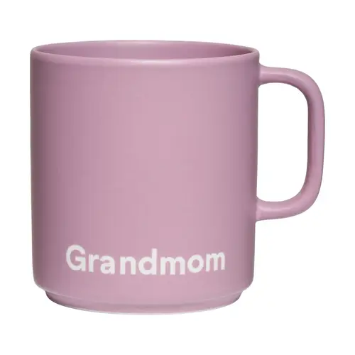 Design Letters Design Letters VIP favoritkop med hank 25 cl Grandmom-lavender