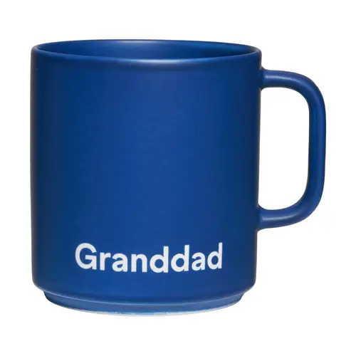 Design Letters Design Letters VIP favoritkop med hank 25 cl Granddad-midnight blue