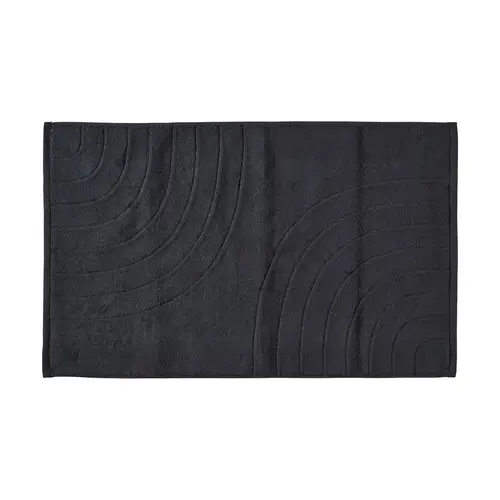 Zone Denmark Time bademåtte 50x80 cm Black