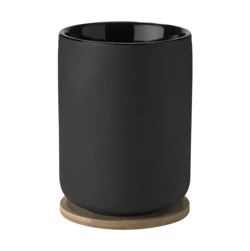 Stelton Theo termokrus med underlag 25 cl Black