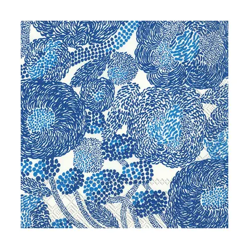 Marimekko Mynsteri serviet 33x33 cm 20-pak Cream blue