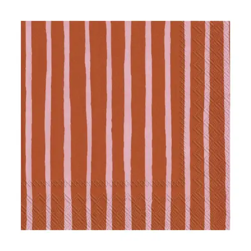 Marimekko Piccolo serviet 33x33 cm 20-pak Pink-orange